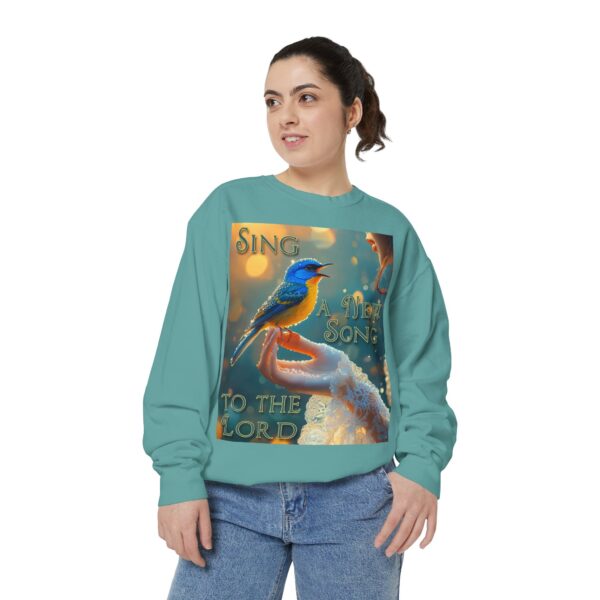 Sweatshirt Unisex Inspirational our 'Song Bird' "Sing a New Song" design! Christian Apparel, Faith-Based Comfort, Jumper, Gift for Believers - Image 14