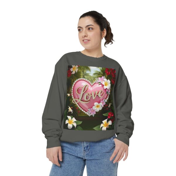 Sweatshirt Unisex with our Inspirational "Love" 'Solid Pink Heart' Design! Faith Apparel Gospel Fashion Jumper, Pullover - Image 18