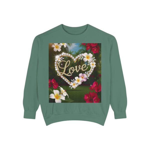 Sweatshirt Unisex Inspirational-With Our Beautiful "Love" 'Diamond Ring Heart' Faith Gospel Apparel Unisex Jumper, Religious Gift, Comfort Wear Philippians 4:8 - Image 15