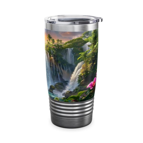 Our inspirational 'Philippine Waterfall' Tumbler | 20oz Inspirational Travel Mug, Motivational Drinkware, Perfect for Gifting - Image 10