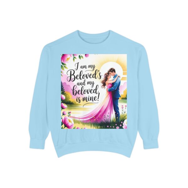 Sweatshirt Unisex with our inspirational "I am my Beloved's" from Song of Solomon design! Faith Apparel Gospel Fashion Jumper, Pullover - Image 28