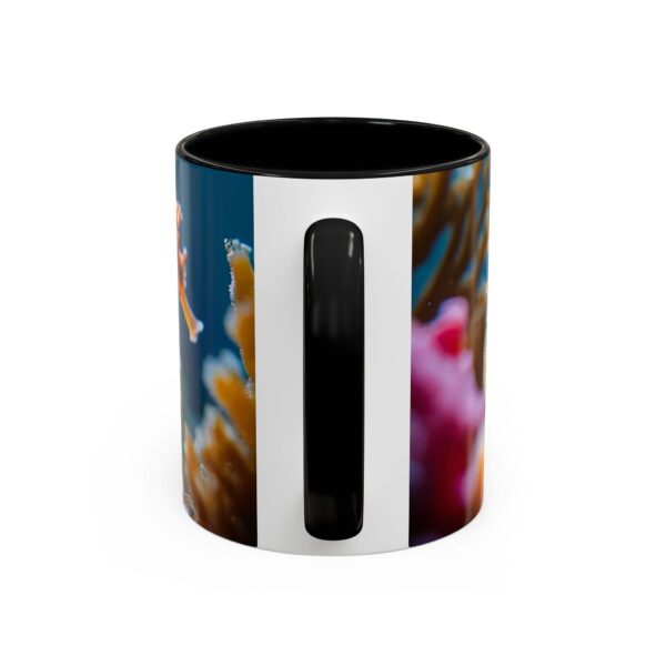 Our 'Seahorses' design Accent Coffee Mug, Perfect for Wedding Gifts, Inspirational Decor Beauty of God's Creation Tea Ceramic - Image 4