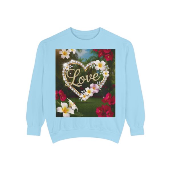 Sweatshirt Unisex Inspirational-With Our Beautiful "Love" 'Diamond Ring Heart' Faith Gospel Apparel Unisex Jumper, Religious Gift, Comfort Wear Philippians 4:8 - Image 27