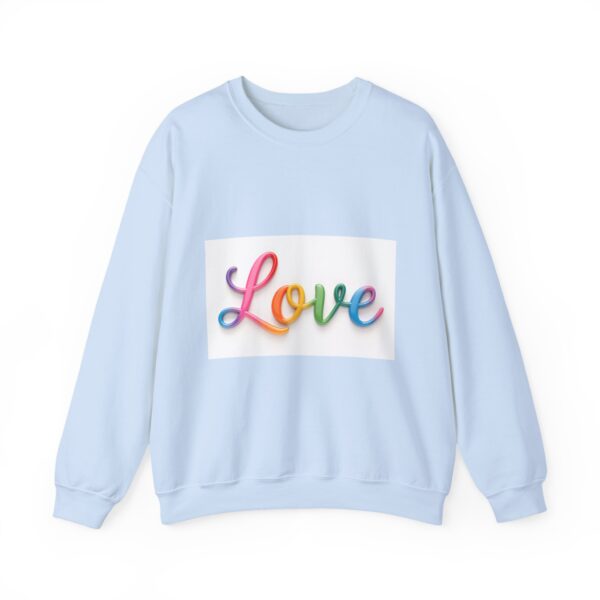 Crewneck Sweatshirt-with our inspirational "Love" Design!! Vintage Inspired Faith Apparel, Gospel Fashion Unisex Heavy - Image 6