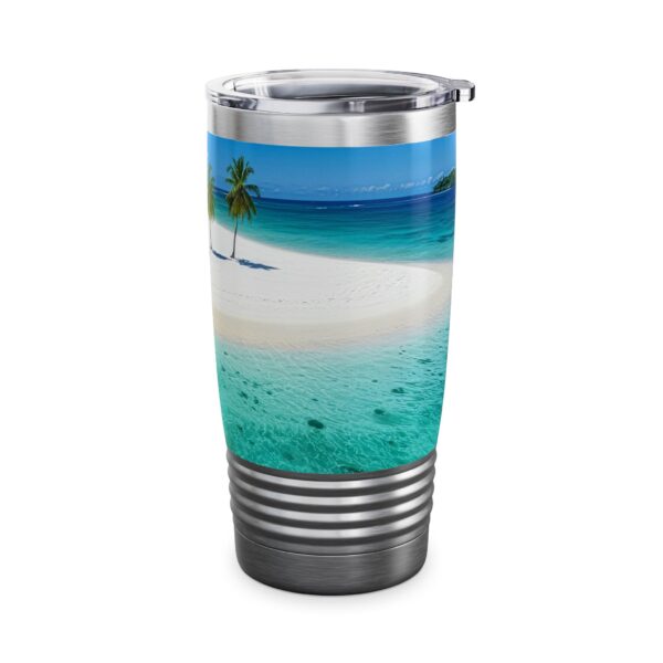Our inspirational  "Five Palm Island" Tumbler | 20oz Inspirational Travel Mug, Motivational Drinkware, Perfect for Gifting - Image 10