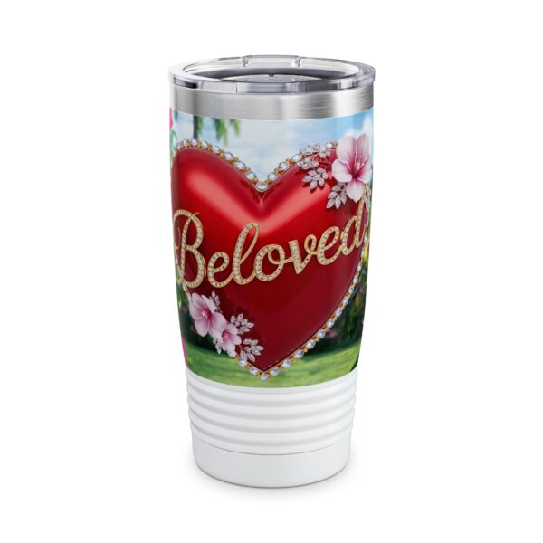 Our "Beloved" 'Solid Red Heart' Tumbler | 20oz Inspirational Travel Mug, Motivational Drinkware, Perfect for Gifting - Image 2