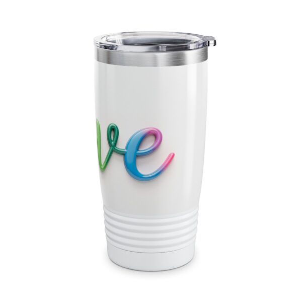 Our inspirational "Love" Design Tumbler | 20oz Inspirational Travel Mug, Motivational Drinkware, Perfect for Gifting - Image 2