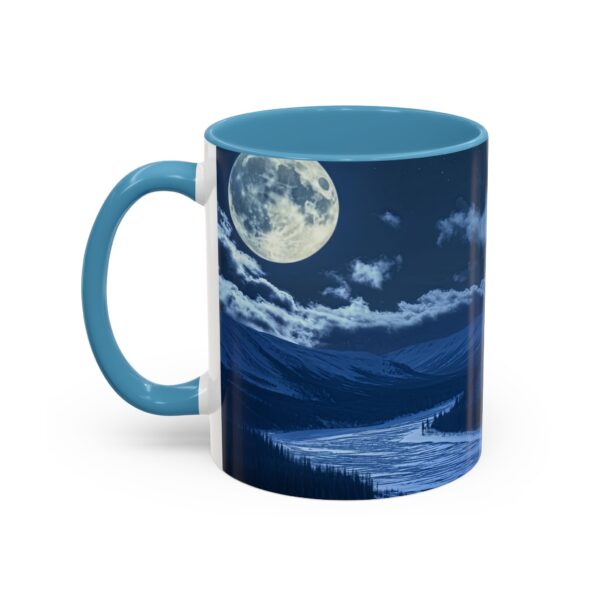 Our inspirational 'Wolf Moon' Ceramic Accent Coffee Mug Design is Perfect for Wedding Gifts, Inspirational Decor - Image 35