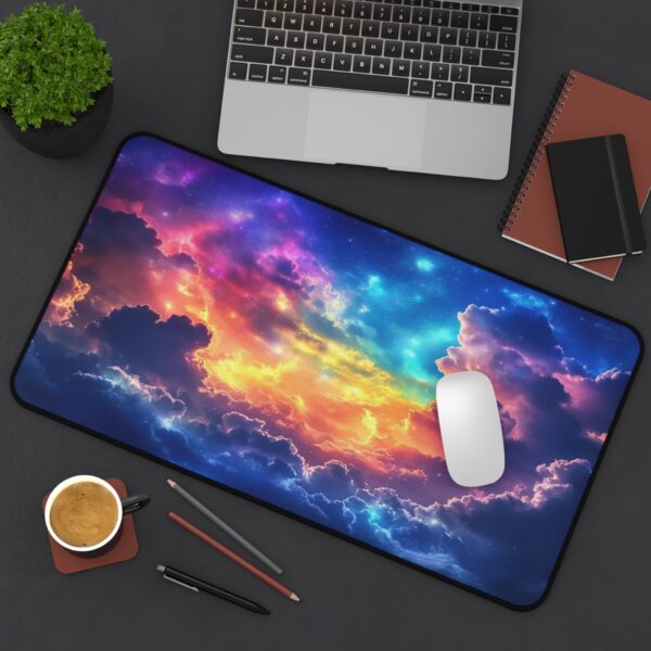 Inspirational Desk Mat 'Cosmic Clouds' Heavenly Christian Mouse Pad, Office Decor Desk Accessory, Gaming Pad, Computer Mat, Non-Slip - Image 6