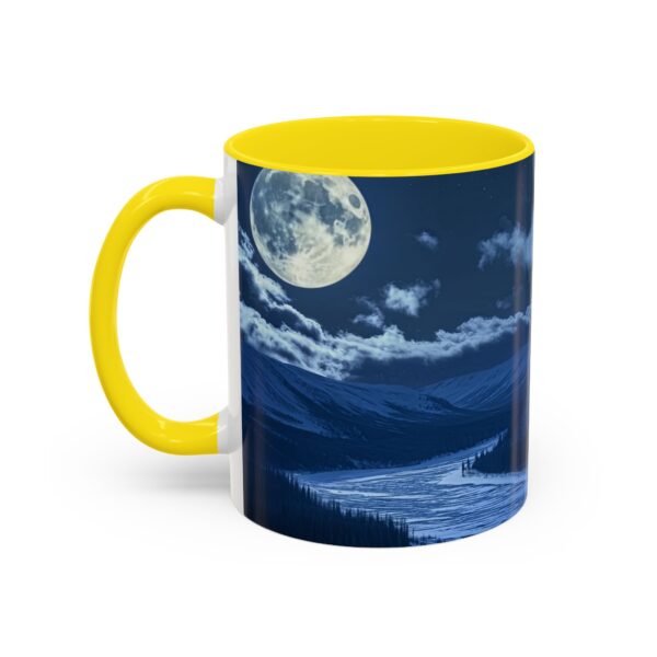 Our inspirational 'Wolf Moon' Ceramic Accent Coffee Mug Design is Perfect for Wedding Gifts, Inspirational Decor - Image 51