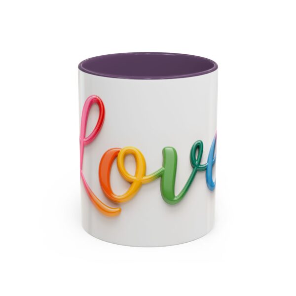 Our inspirational "Love" Ceramic Accent Coffee Mug Design is Perfect for Wedding Gifts, Inspirational Decor - Image 45