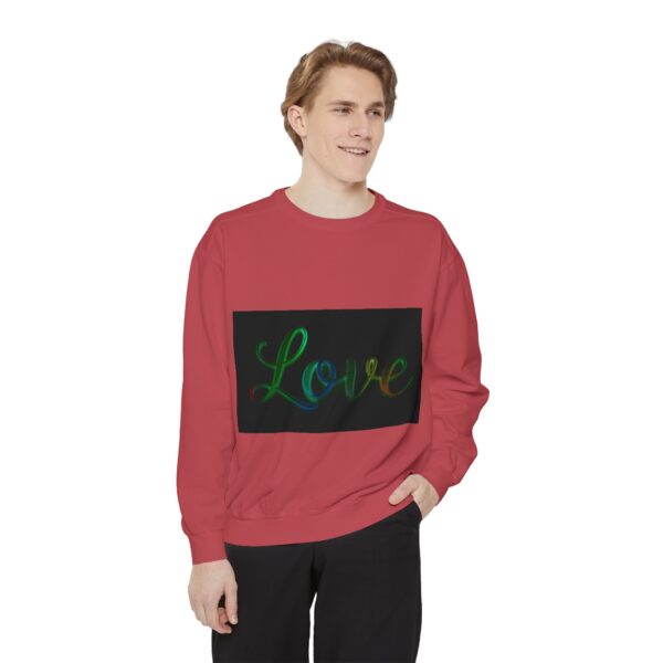 Sweatshirt Unisex with our inspirational  "Love" 'light in darkness' Design!! Faith Apparel Gospel Fashion Jumper, Pullover - Image 11