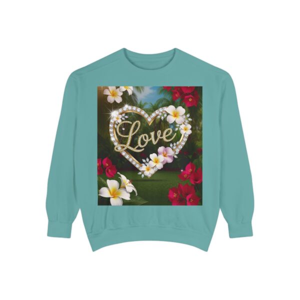 Sweatshirt Unisex Inspirational-With Our Beautiful "Love" 'Diamond Ring Heart' Faith Gospel Apparel Unisex Jumper, Religious Gift, Comfort Wear Philippians 4:8 - Image 18