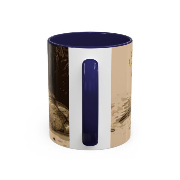 Our inspirational  'Day of Small Beginnings' from Zech 4:10 Ceramic Accent Coffee Mug Design is Perfect for Wedding Gifts, Inspirational Decor - Image 8