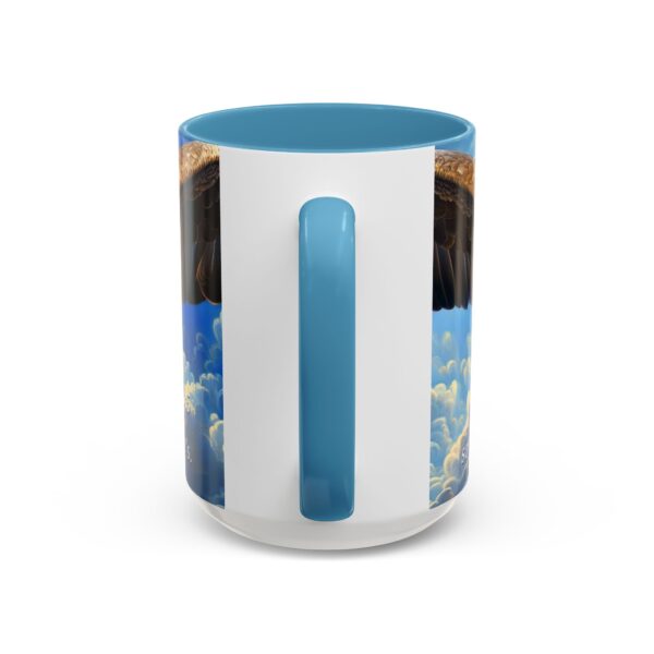 Our inspirational 'Soaring Eagle' and Psalm 103:5 'your youth is renewed like the eagles' design Ceramic Accent Coffee Mug Design is Perfect for Wedding Gifts, Inspirational Decor - Image 40