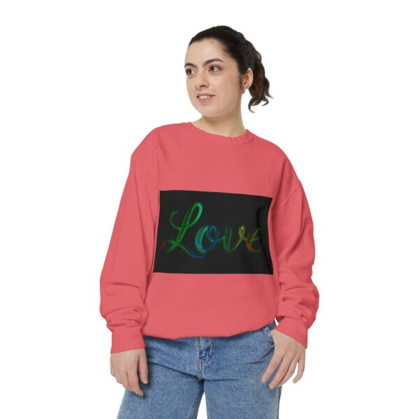 Sweatshirt Unisex with our inspirational  "Love" 'light in darkness' Design!! Faith Apparel Gospel Fashion Jumper, Pullover - Image 41