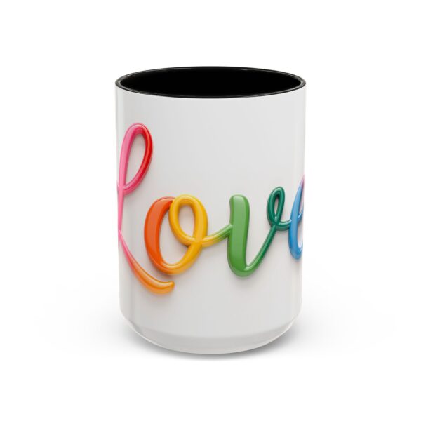 Our inspirational "Love" Ceramic Accent Coffee Mug Design is Perfect for Wedding Gifts, Inspirational Decor - Image 17