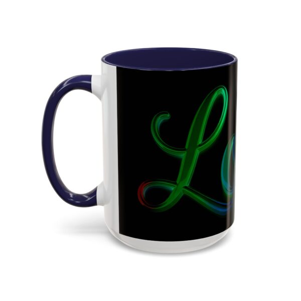 Our inspirational "Love" 'light in darkness' Ceramic Accent Coffee Mug Design is Perfect for Wedding Gifts, Inspirational Decor - Image 23