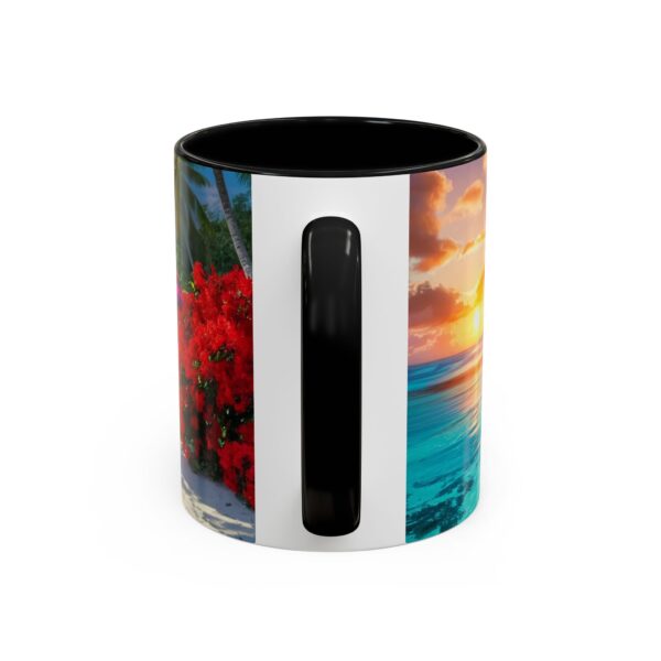 Our inspirational 'Philippine Flower Beach' Ceramic Accent Coffee Mug Design is Perfect for Wedding Gifts, Inspirational Decor - Image 4