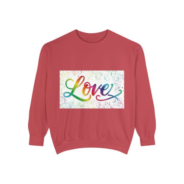 Sweatshirt Unisex our inspirational "Love" 'spirals' design. Faith Apparel Gospel Fashion Jumper, Pullover - Image 8