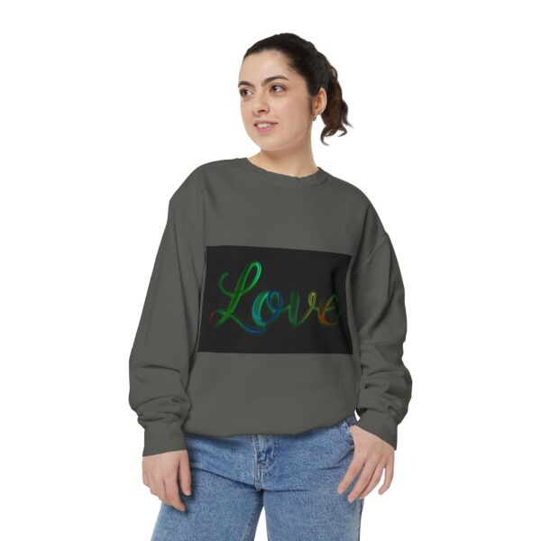 Sweatshirt Unisex with our inspirational  "Love" 'light in darkness' Design!! Faith Apparel Gospel Fashion Jumper, Pullover - Image 20