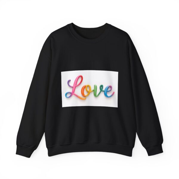 Crewneck Sweatshirt-with our inspirational "Love" Design!! Vintage Inspired Faith Apparel, Gospel Fashion Unisex Heavy - Image 8