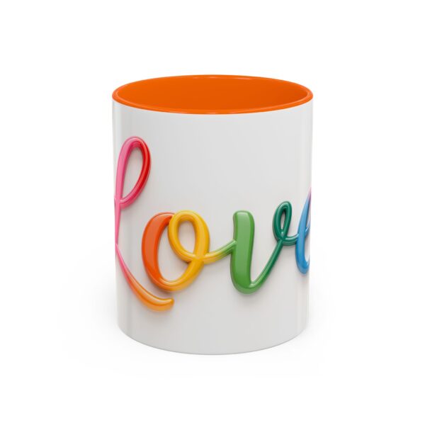 Our inspirational "Love" Ceramic Accent Coffee Mug Design is Perfect for Wedding Gifts, Inspirational Decor - Image 41