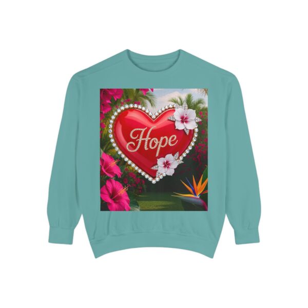Sweatshirt Unisex Inspirational-With Our Beautiful "Hope" 'Solid Red Heart' Design- Faith Apparel Unisex Jumper Religious Gift, Comfort Wear, Gospel Fashion - Image 13