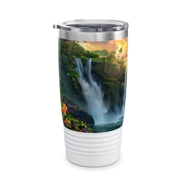 Our inspirational 'Philippine Waterfall' Tumbler | 20oz Inspirational Travel Mug, Motivational Drinkware, Perfect for Gifting - Image 3